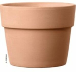 Terracotta pot - Cachepot Perfetto D50cm, H38.9cm, 52L