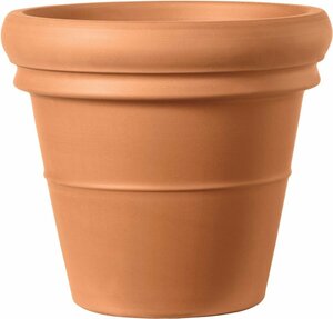 Terracotta pot -  Doppio Bordo D62cm, H53.9cm, 89L